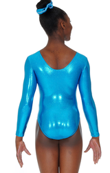 Sunbeam Long Sleeve Gymnastics Shine Leotard Motif 8