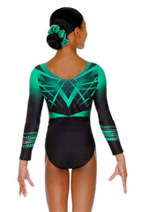 Vision Sublimated Matte Lycra Long Sleeve Leotard