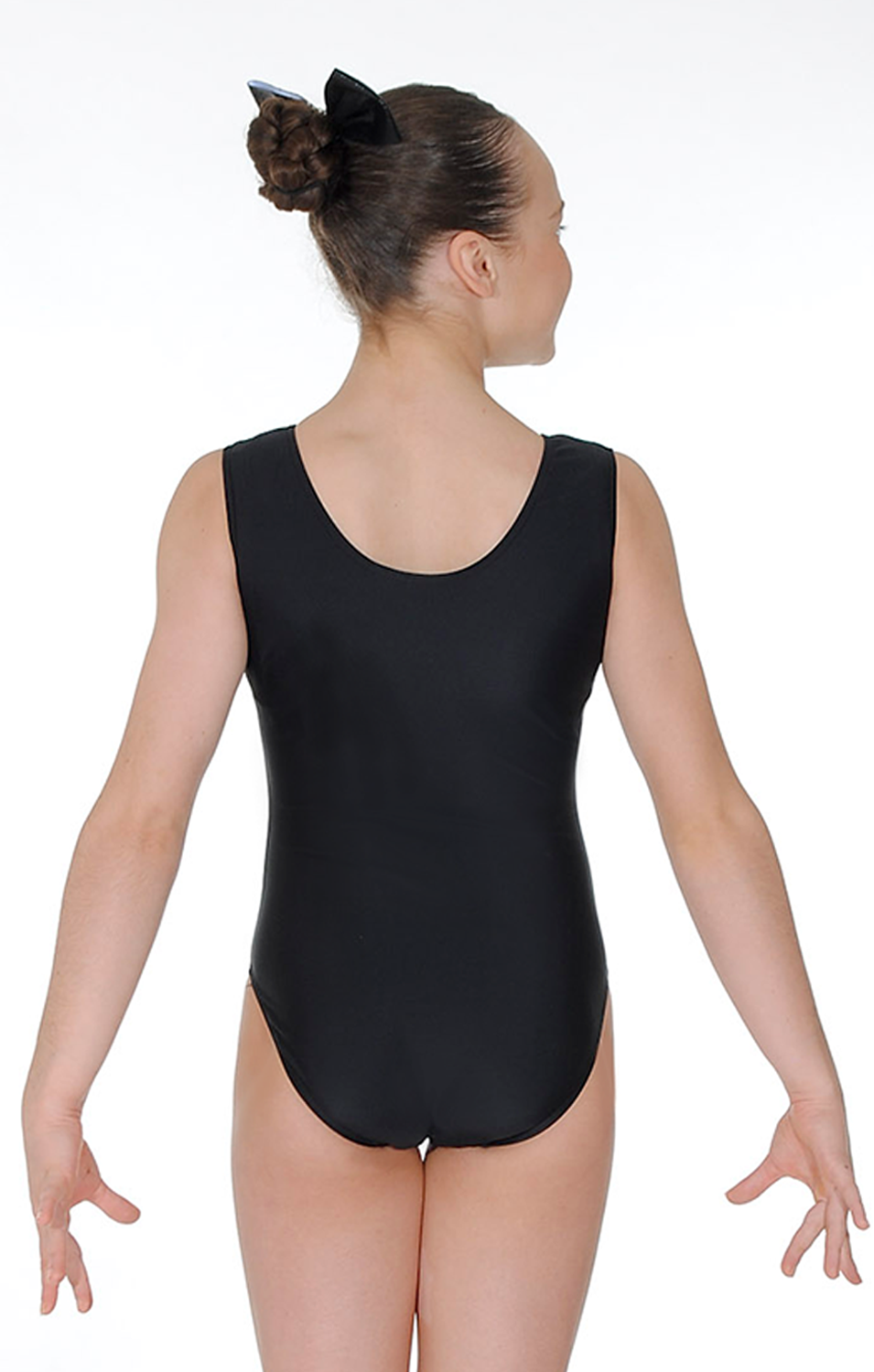 Affinity Matt Lycra Econyl® Leotard with Sparkling Crystal Motif