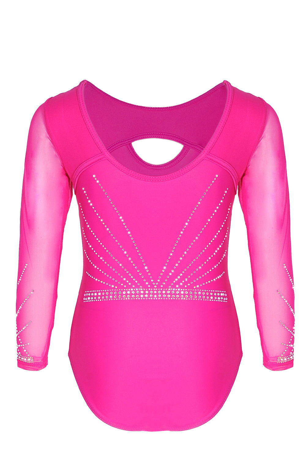 Spotlight Long Sleeved Econyl® Leotard with Premium Crystals