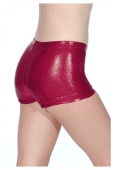 Chic Shiny Nylon Lycra Hipster Gymnastics Shorts