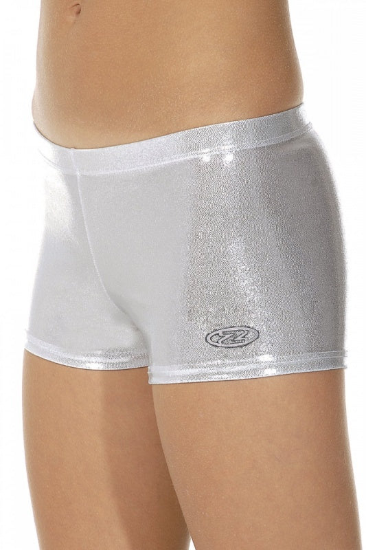 Chic Shiny Nylon Lycra Hipster Gymnastics Shorts