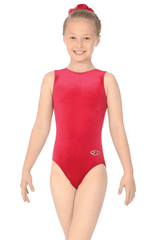 Classic Sleeveless Smooth Velour Leotard