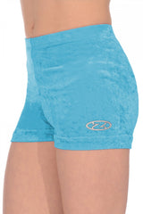 Crushed Velour Gymnastics Shorts