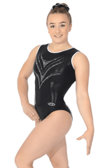 Elegance Sleeveless Shine Gymnastics Leotard Motif 7