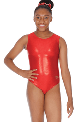 Justaucorps de gymnastique sans manches Glam Classic