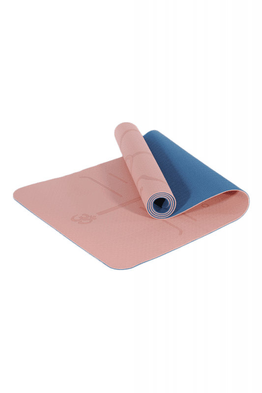 Tapis de yoga en TPE durable - Rose