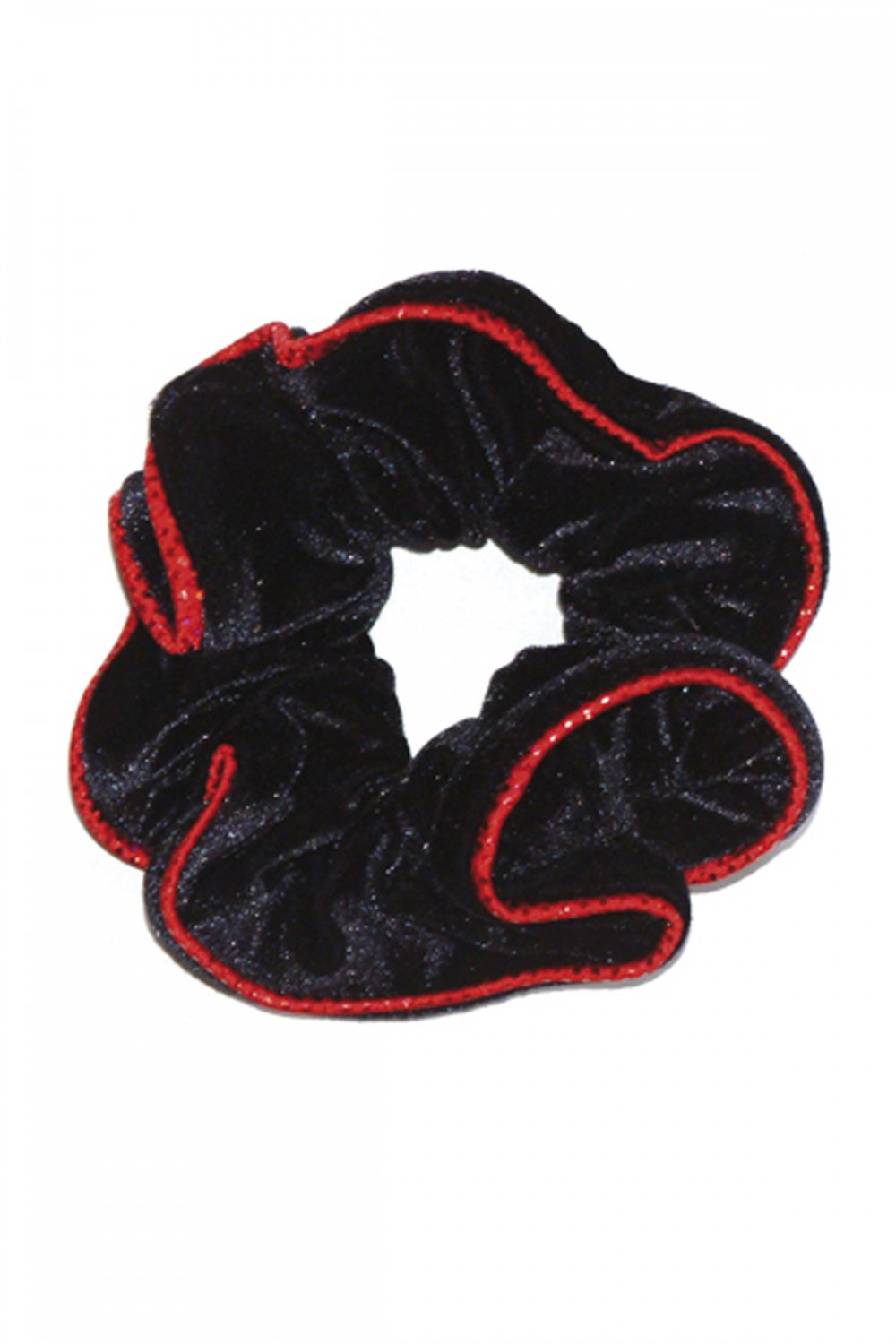 Two-Tone Smooth Velour Hair Scrunchie