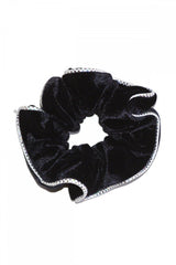 Two-Tone Smooth Velour Hair Scrunchie